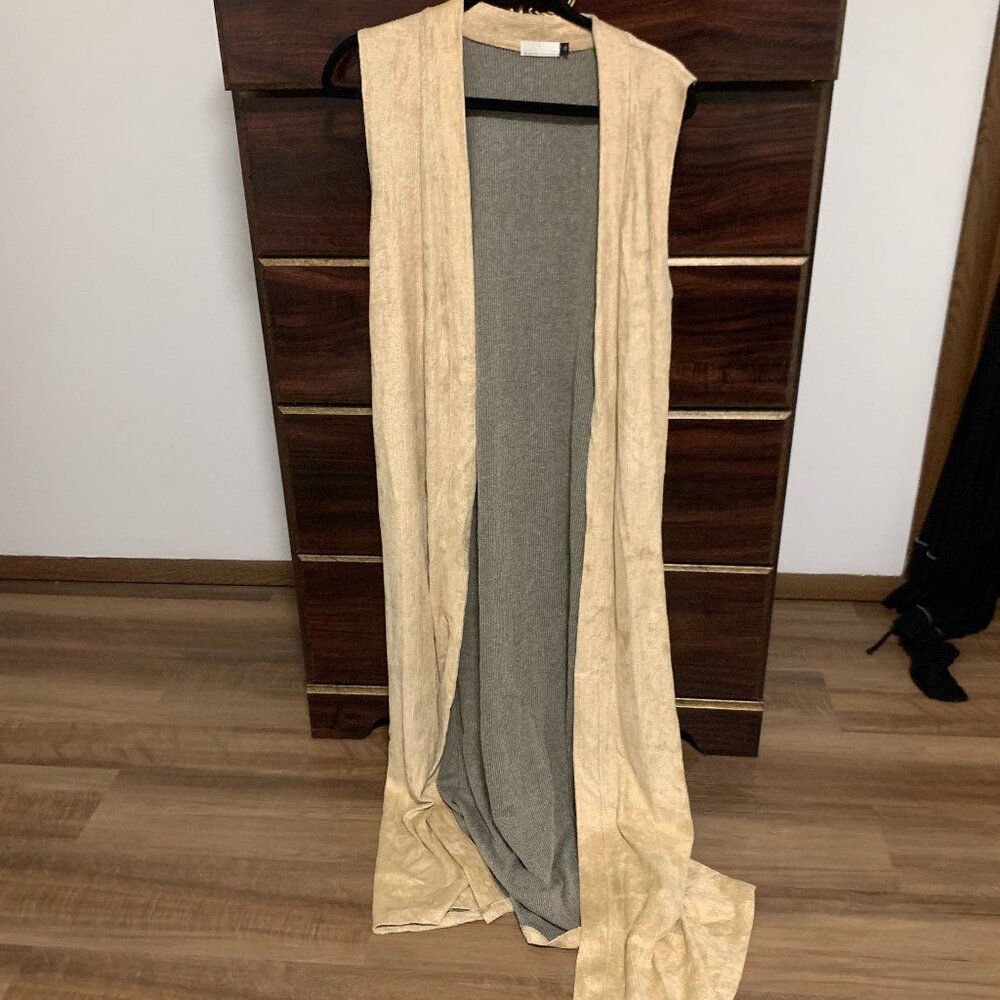 Long Glitter Vest